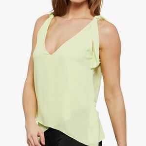 BCBGMAXAZRIA Women's V Neck Sleeveless Top NWT